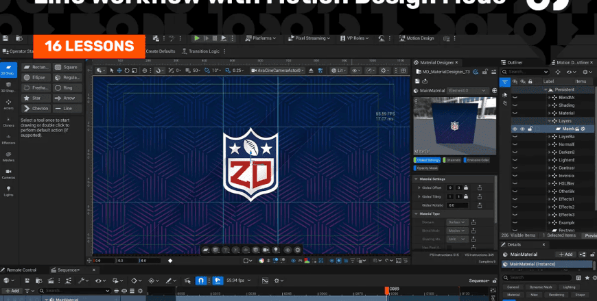 Lino Workflow with Motion Design Mode – Zero Density Academy